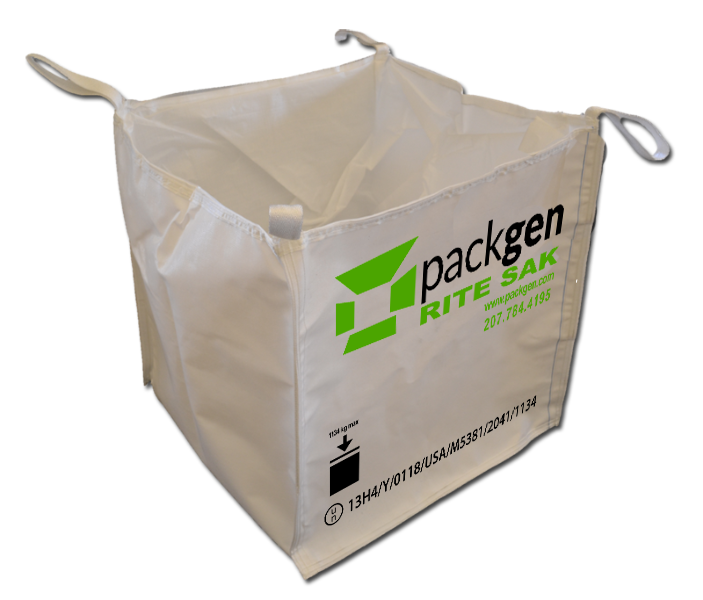 PackGen Products nonbulk to cubic yard and larger, nonregulated material to robust PGI
